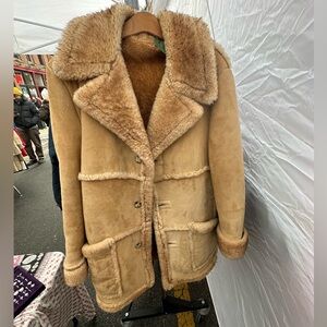 Tan Shearling Coat